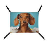 DWTJKMS Hamac pour chien et chat - Hamac de couchage doux réglable pour animaux domestiques - Pour toutes les saisons - Pour chats, furets, chiots, lapins, petits animaux (classique)