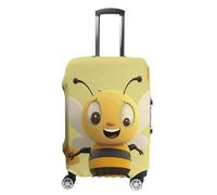 DWTJKMS Happy Bee Housse de bagage simple et généreuse housse anti-poussière lavable résistante aux rayures pour valise de 48,3 à 81,3 cm, Style :, L, Housse de valise