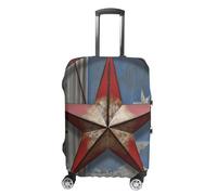 DWTJKMS Housse de bagage American Wastern Texas Star - Simple et généreuse - Housse anti-poussière lavable et résistante aux rayures pour valise de 48 à 81 cm, Style :, S, Housse de valise