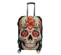 DWTJKMS Housse de bagage colorée en forme de crâne de sucre simple et généreuse, housse anti-poussière lavable, résistante aux rayures pour valise de 48,3 à 81,3 cm, Style :, XL, Housse de valise