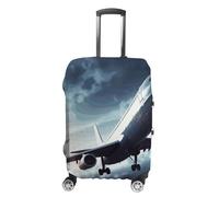 DWTJKMS Housse de bagage d'avion simple et généreuse housse anti-poussière lavable résistante aux rayures pour valise de 48,3 à 81,3 cm, Style :, XL, Housse de valise