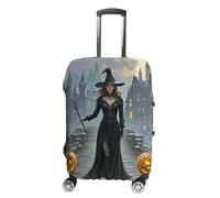 DWTJKMS Housse de bagage de sorcière simple et généreuse housse anti-poussière lavable résistante aux rayures pour valise de 48,3 à 81,3 cm, Style :, M, Housse de valise