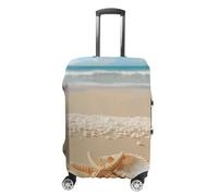 DWTJKMS Housse de bagage en forme d'étoile de mer et de plage simple et généreuse pour valise de 48,3 à 81,3 cm, lavable, résistante aux rayures, Style :, XL, Housse de valise