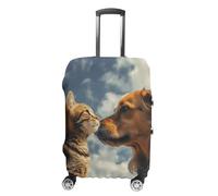 DWTJKMS Housse de bagage face à face pour chien et chat, simple et généreuse, housse anti-poussière lavable, résistante aux rayures pour valise de 48,3 à 81,3 cm, Style :, XL, Housse de valise