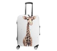 DWTJKMS Housse de bagage girafe mignonne simple et généreuse housse anti-poussière lavable résistante aux rayures pour valise de 48,3 à 81,3 cm, Style :, S, Housse de valise