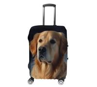DWTJKMS Housse de bagage Golden Retriever simple et généreuse - Housse anti-poussière lavable et résistante aux rayures pour valise de 48,3 à 81,3 cm, Style :, XL, Housse de valise