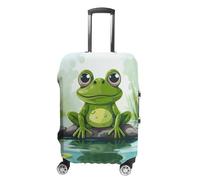 DWTJKMS Housse de bagage grenouille dans un étang simple et généreuse housse anti-poussière lavable résistante aux rayures pour valise de 48,3 à 81,3 cm, Style :, XL, Housse de valise