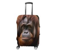 DWTJKMS Housse de bagage orange utan pour prendre des photos, housse simple et généreuse pour valise de 48,3 à 81,3 cm, lavable, résistante aux rayures, Style :, M, Housse de valise