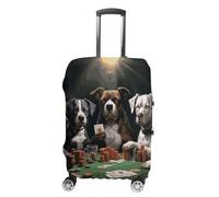 DWTJKMS Housse de bagage simple et généreuse avec motif chiens jouant au poker - Housse anti-poussière lavable et résistante aux rayures pour valise de 48 à 81 cm, Style :, XL, Housse de valise