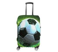 DWTJKMS Housse de bagage simple et généreuse motif ballon de football, housse anti-poussière lavable, résistante aux rayures pour valise de 48,3 à 81,3 cm, Style :, XL, Housse de valise