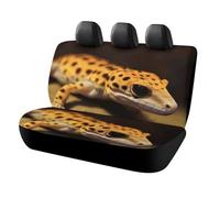 DWTJKMS Housse de siège de voiture Leopard Little Gecko antidérapante pour siège arrière, durable, anti-rayures, taille universelle, convient aux voitures, camions et SUV