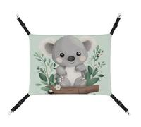 DWTJKMS Koala Hamac pour chat - Hamac de couchage doux réglable pour animaux domestiques - Utilisation en toutes saisons pour chats, furets, chiots, lapins, petits animaux (classique)