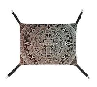 DWTJKMS Mayan Calendar End of The World Hamac pour chat Hamac de couchage doux réglable pour animaux domestiques toutes saisons pour chats, furets, chiots, lapins, petits animaux (classique)