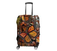 DWTJKMS Monarch Butterflies Housse de bagage simple et généreuse housse anti-poussière lavable résistante aux rayures pour valise de 48,3 à 81,3 cm, Style :, S, Housse de valise