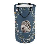 DWTJKMS Panier à linge pliable en forme de petit hérisson, panier à linge sale avec poignées de transport facile, grand panier de rangement pour buanderie, dortoir, famille