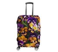 DWTJKMS Pansy Perfection Housse de bagage simple et généreuse Housse anti-poussière lavable résistante aux rayures pour valise de 48,3 à 81,3 cm, Style :, M, Housse de valise