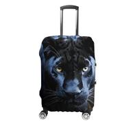 DWTJKMS Panther Housse de bagage aux yeux bleus simple et généreuse housse anti-poussière lavable résistante aux rayures pour valise de 48,3 à 81,3 cm, Style :, S, Housse de valise
