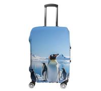 DWTJKMS Penguin Antarctica Ice Housse de bagage simple et généreuse housse anti-poussière lavable résistante aux rayures pour valise de 48,3 à 81,3 cm, Style :, XL, Housse de valise