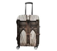 DWTJKMS Photo de Brooklyn Bridge Housse de bagage simple et généreuse housse anti-poussière lavable résistant aux rayures pour valise de 48,3 à 81,3 cm, Style :, L, Housse de valise