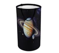 DWTJKMS Planet Jupiter - Grand panier à linge pliable avec poignées de transport facile - Grand panier de rangement pour buanderie, dortoir, famille