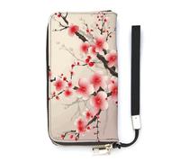 DWTJKMS Portefeuille long en cuir PU fin avec emplacements pour cartes, blanc, 20 x 10,5 cm, blanc, 20x10.5cm