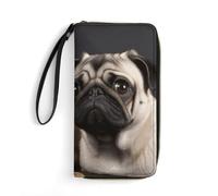 DWTJKMS Portefeuille long fin en cuir synthétique pour homme et femme avec emplacements pour cartes, blanc, 19,7 x 10,5 cm, blanc, 19.7x10.5cm