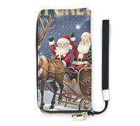 DWTJKMS Portefeuille long fin en cuir synthétique pour homme et femme avec emplacements pour cartes, blanc, 20 x 10,5 cm, blanc, 20x10.5cm