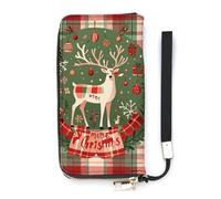 DWTJKMS Portefeuille long vintage en cuir synthétique fin avec emplacements pour cartes, blanc, 20 x 10,5 cm, blanc, 20x10.5cm