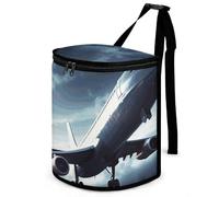 DWTJKMS Poubelle de voiture en avion avec couvercle - Grande capacité - À suspendre - Étanche - Étanche - Accessoires d'intérieur indispensables pour les voitures