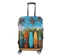 DWTJKMS Surf's Up Surf's Up Housse de bagage simple et généreuse pour valise de 48,3 à 81,3 cm lavable et résistante aux rayures, Style :, S, Housse de valise