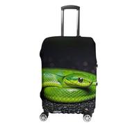 DWTJKMS The Green Snake Housse de bagage simple et généreuse housse anti-poussière lavable résistante aux rayures pour valise de 48,3 à 81,3 cm, Style :, S, Housse de valise