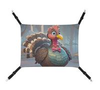 DWTJKMS Turkey Décoration Hamac pour chat - Hamac de couchage doux réglable pour animaux domestiques - Utilisation en toutes saisons pour chats, furets, chiots, lapins, petits animaux (classique)