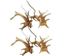 Dwuww Lot de 2 branches de bois flotté pour aquarium en bois naturel - Décoration pour aquarium - 8 à 10 cm