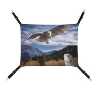 DWVSFJM Animaux et paysages Hamac suspendu réglable pour chat endormi Coussin de fenêtre pour animaux domestiques Hamac doux pour chats, lapins ou autres petits animaux