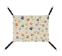 DWVSFJM Hamac pour chat ou chien - Hamac doux à suspendre avec sangles réglables et crochets en métal - Tapis chaud à suspendre pour chats, petits chiens, lapins