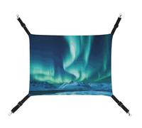 DWVSFJM Northern Lights Hamac suspendu réglable pour chat endormi Lit doux pour chats, lapins ou autres petits animaux
