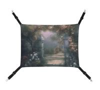 DWVSFJM Secret Garden Hamac suspendu réglable pour chat endormi Lit doux pour chats, lapins ou autres petits animaux