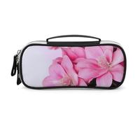 DWVSFJM Trousse à crayons en cuir PU étanche et portable avec fermeture éclair - Belle trousse à crayons à fleurs pour fournitures de bureau