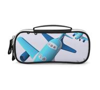 DWVSFJM Trousse à crayons en cuir PU étanche et portable avec fermeture éclair pour fournitures de bureau