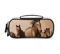 DWVSFJM Trousse à crayons en cuir PU étanche et portable avec fermeture éclair pour fournitures de bureau