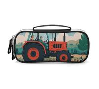 DWVSFJM Trousse à crayons en cuir PU étanche et portable avec fermeture éclair pour tracteur agricole