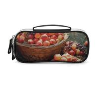 DWVSFJM Trousse à crayons en cuir synthétique étanche et portable avec fermeture éclair pour fournitures de bureau