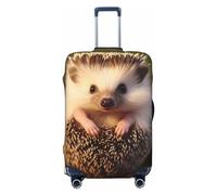 DWVTFSM Housse de bagage de voyage élastique anti-rayures lavable pour valise de voyage bébé hérisson protection de bagage pour valise de 45,7 à 81,3 cm, noir, Medium