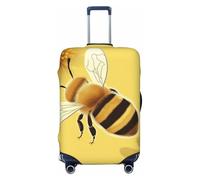 DWVTFSM Housse de protection élastique anti-rayures pour valise de voyage lavable Honey Bee2 pour valise de 45,7 à 81,3 cm, Noir , XL