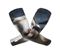 DWVTFSM Manchons de bras de refroidissement pour homme et femme Protection solaire UPF 50+ Chèvre Manches de jardinage
