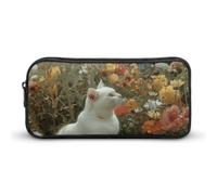 DWVTFSM Playing in The Garden Trousse à crayons de grande capacité pour homme et femme