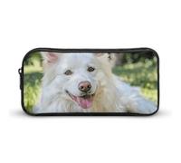 DWVTFSM Trousse à crayons avec motif animal allongé sur l'herbe - Grande capacité - Trousse à crayons mignonne - Trousse de maquillage pour homme et femme