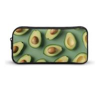 DWVTFSM Trousse à crayons avec motif vert - Grande capacité - Jolie trousse de maquillage pour homme et femme