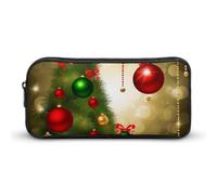 DWVTFSM Trousse à crayons de grande capacité avec inscription « Merry Christmas » - Jolie trousse de maquillage pour homme et femme