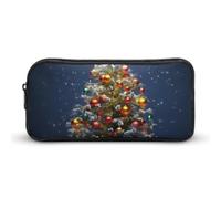 DWVTFSM Trousse à crayons de grande capacité Motif sapin de Noël Pour homme et femme